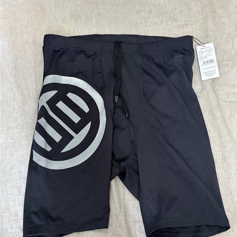 LUXIAOJUN Men's Workout Training Compression Shorts Pants